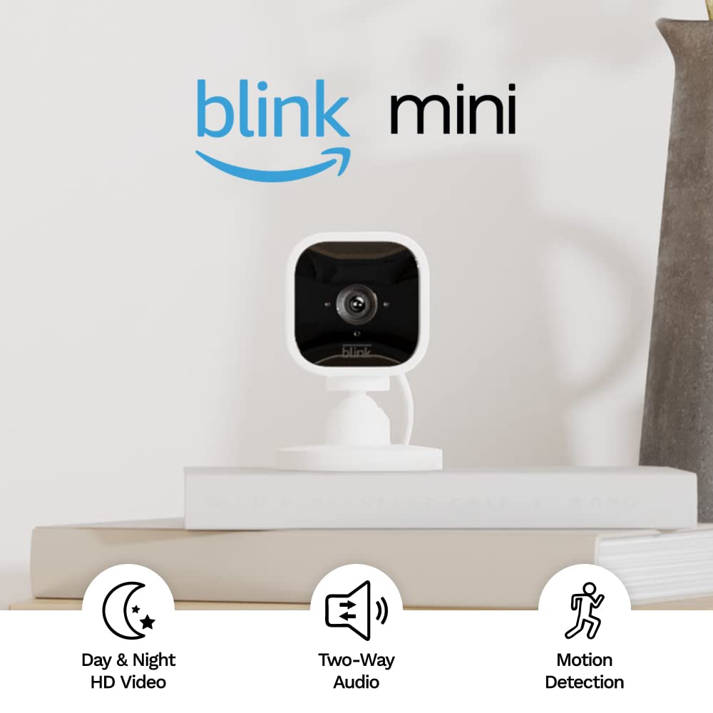 Blink Mini Indoor Plug-in Smart Security Camera