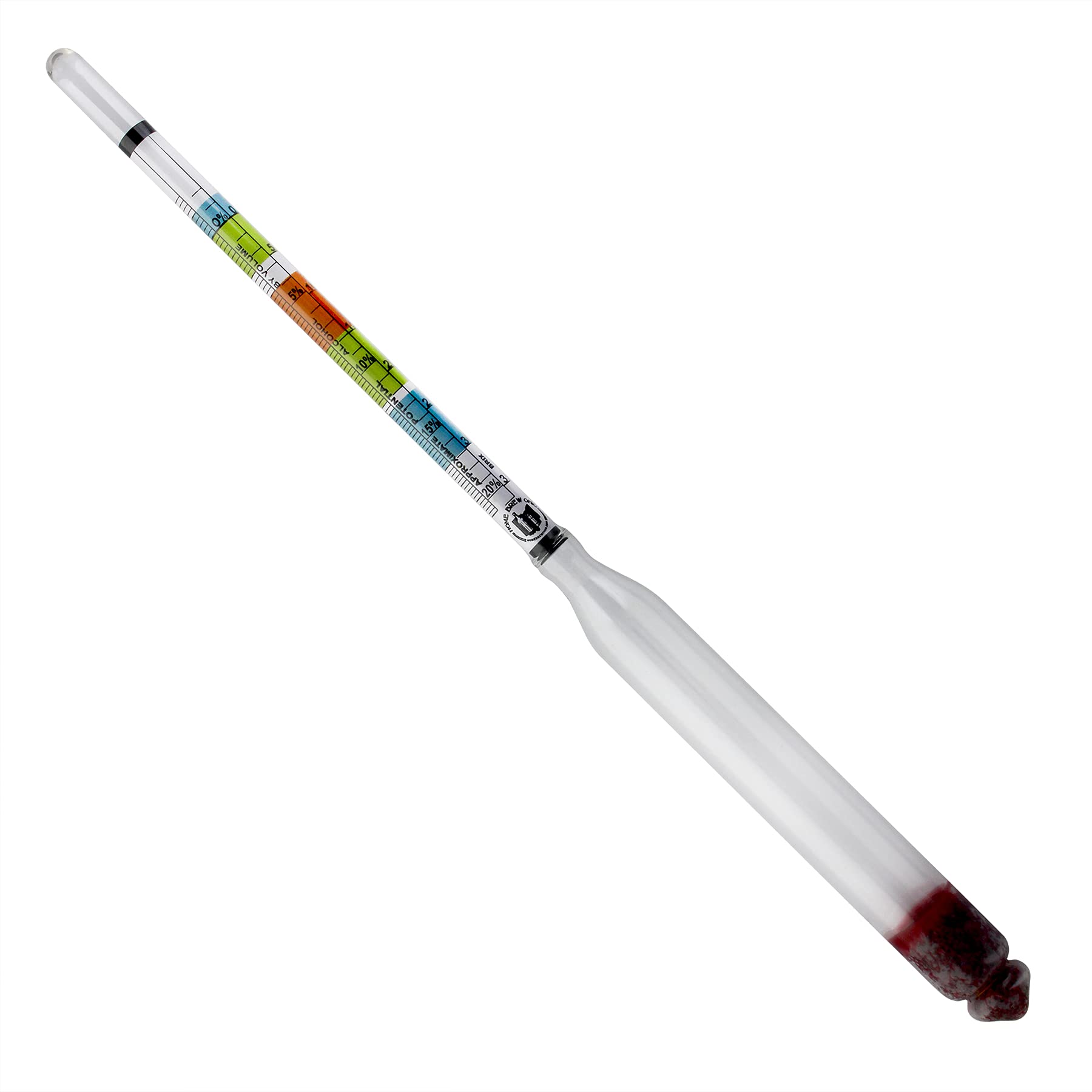Hydrometer - Triple Scale Hydrometer for Home Brewing - Beer and Wine