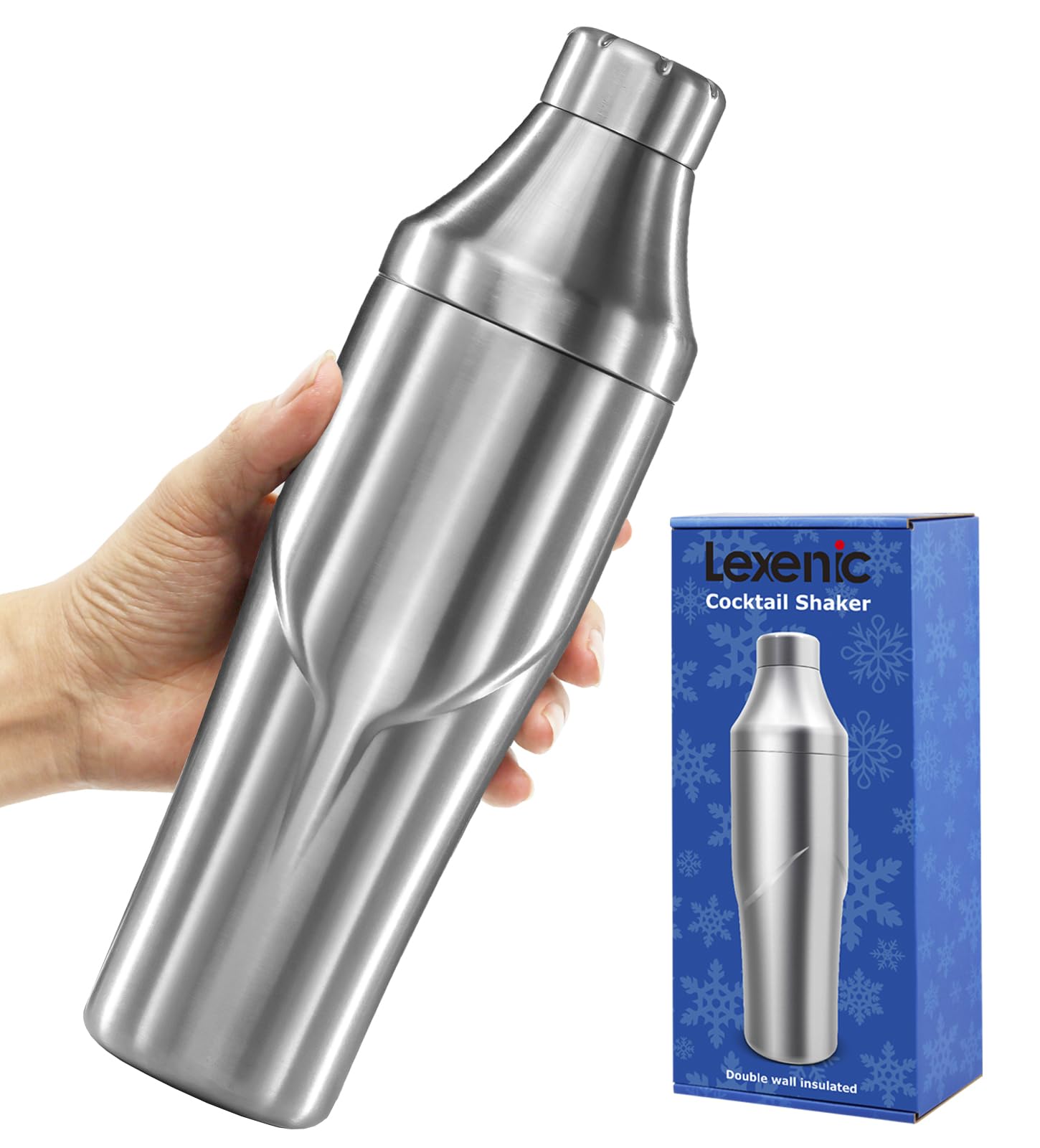 Lexenic Vacuum Insulated Cocktail Shaker