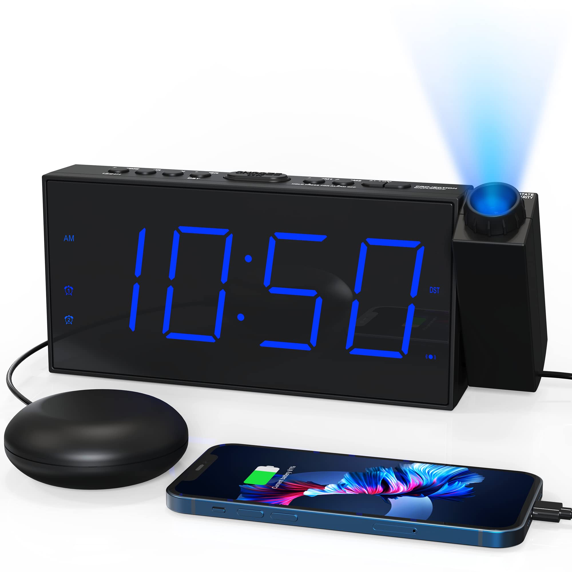 Mesqool Projection Alarm Clock