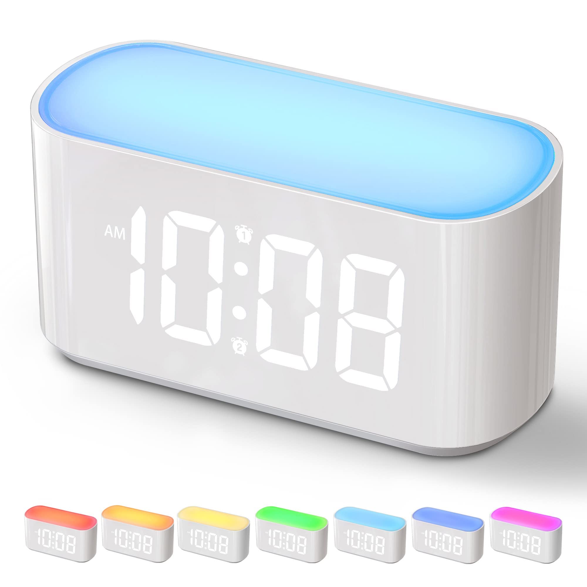 ONLAKE Alarm Clock for Bedrooms