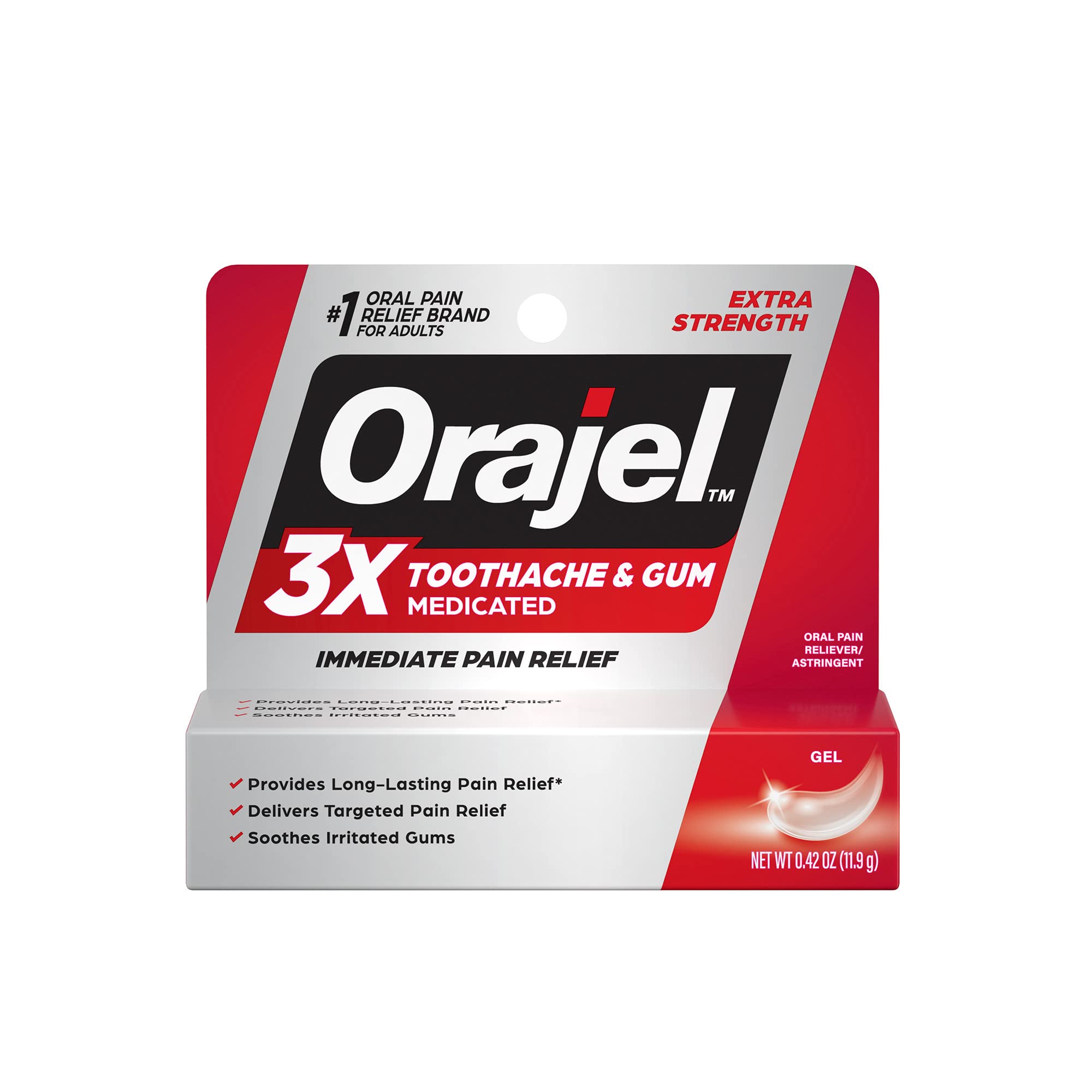 Orajel 3X for Toothache & Gum Pain