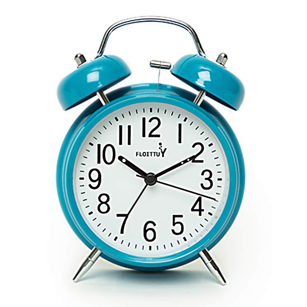 FLOITTUY Twin Bell Alarm Clock