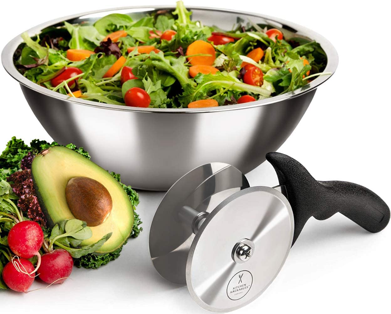 Kitchen Hackables Salad Chopper Blade and Bowl