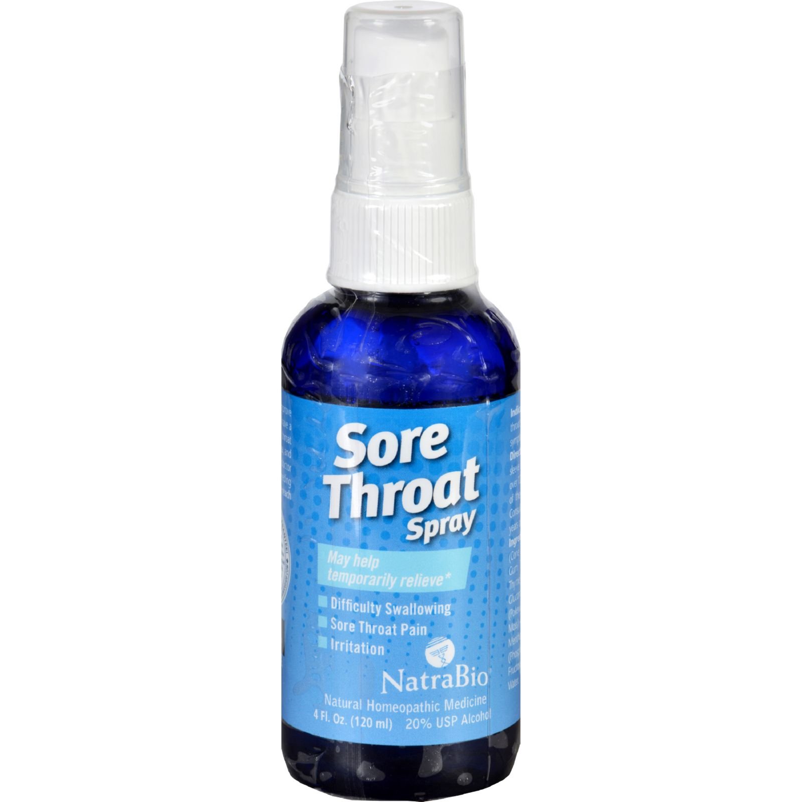 Natra-Bio Sore Throat Spray - Mint