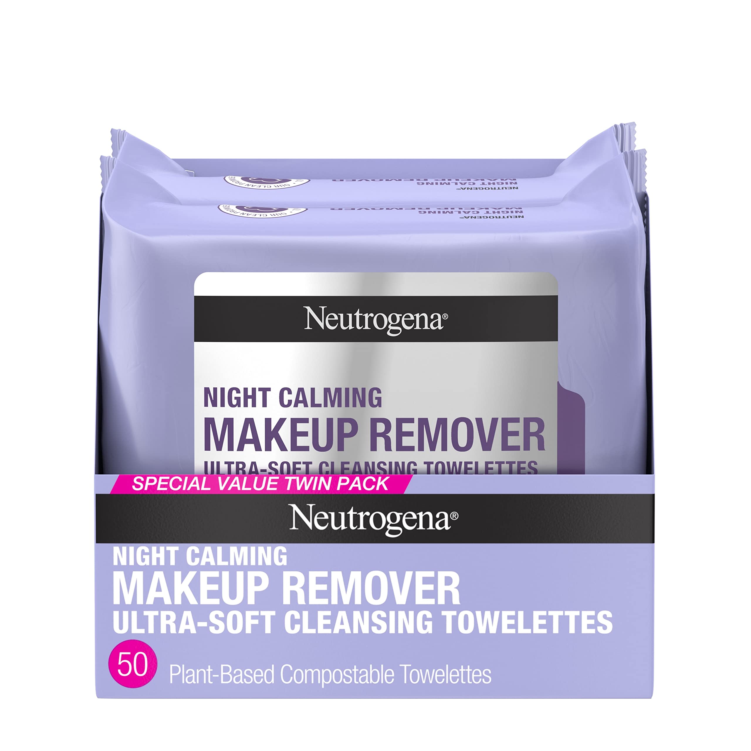 Neutrogena Night Calming Makeup Remover Face Wipes