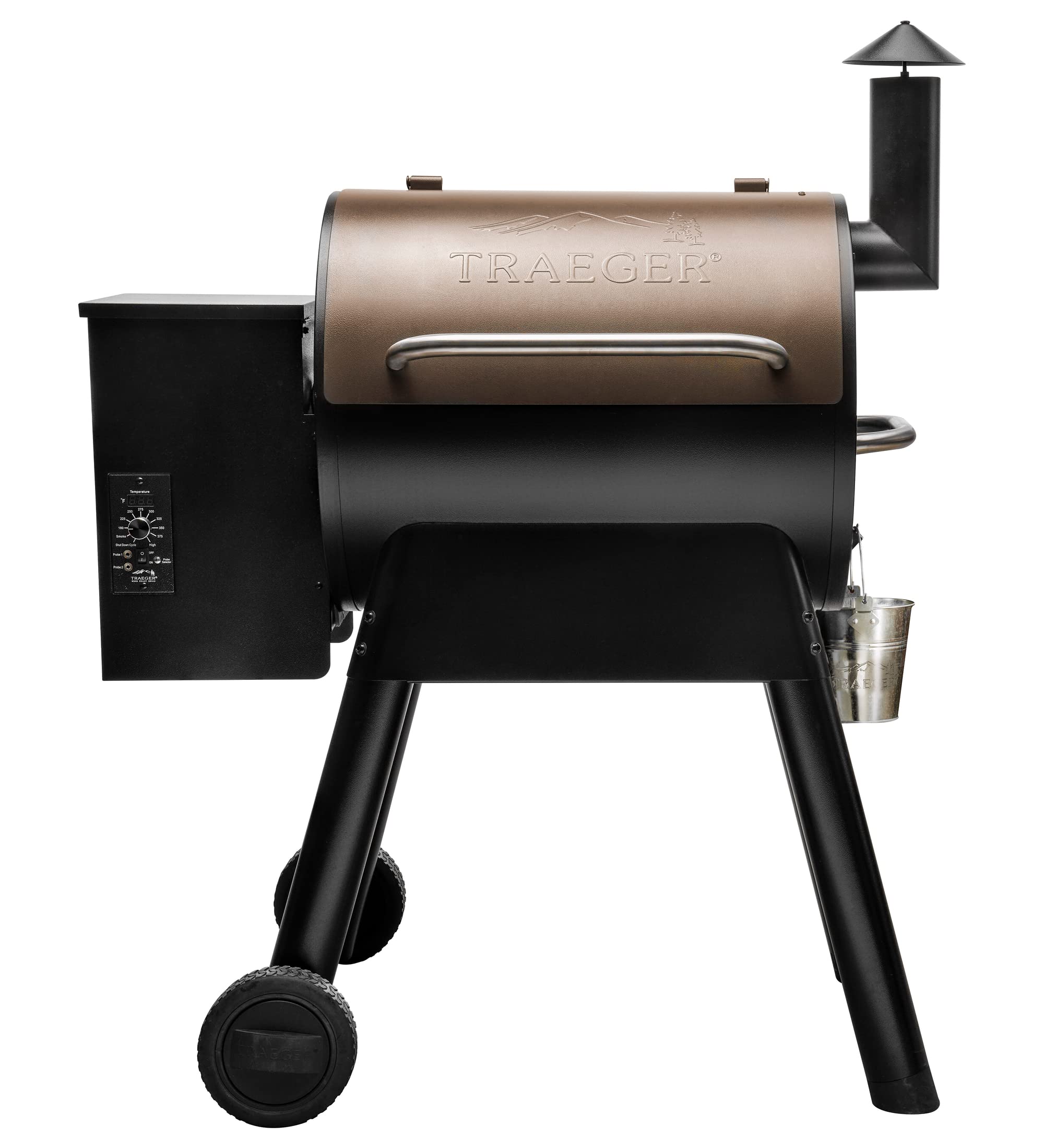 Traeger Grills Pro Series 22 Electric Wood Pellet Grill and Smoker, Bronze, Extra large Grill Bronze