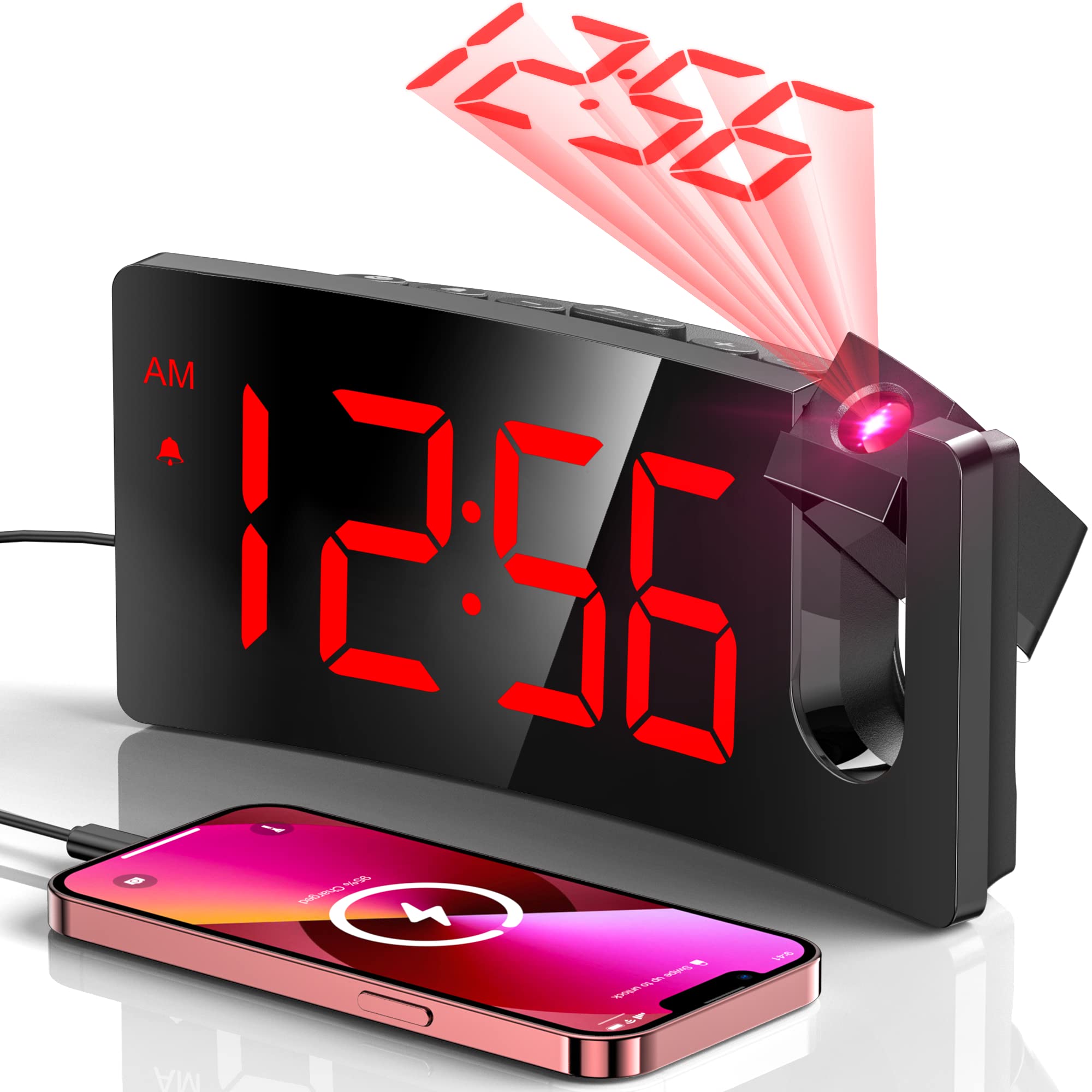 GOLOZA Projection Alarm Clock