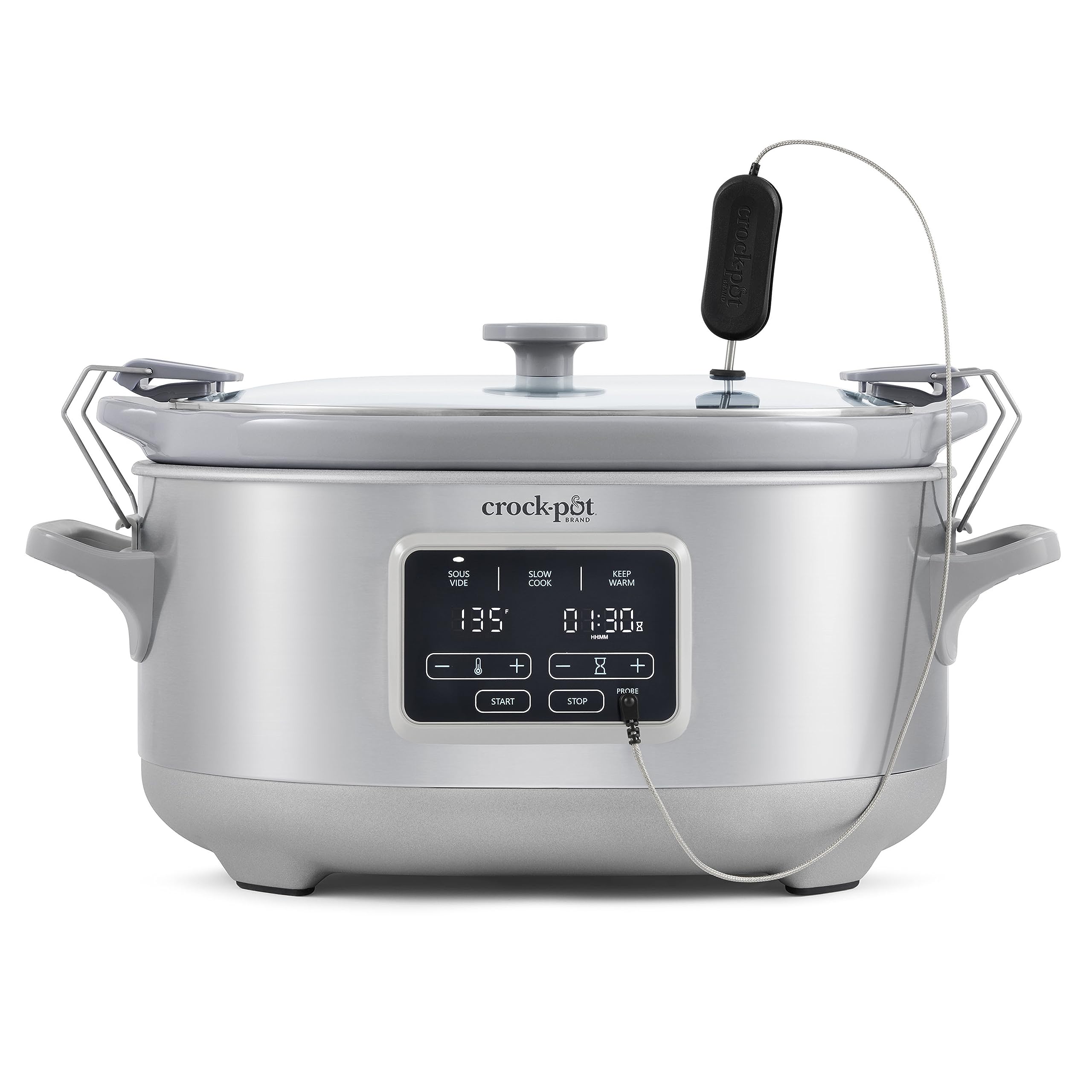 Crockpot™ 7-Quart Cook & Carry™ Slow Cooker with Sous Vide, Programmable, Stainless Steel