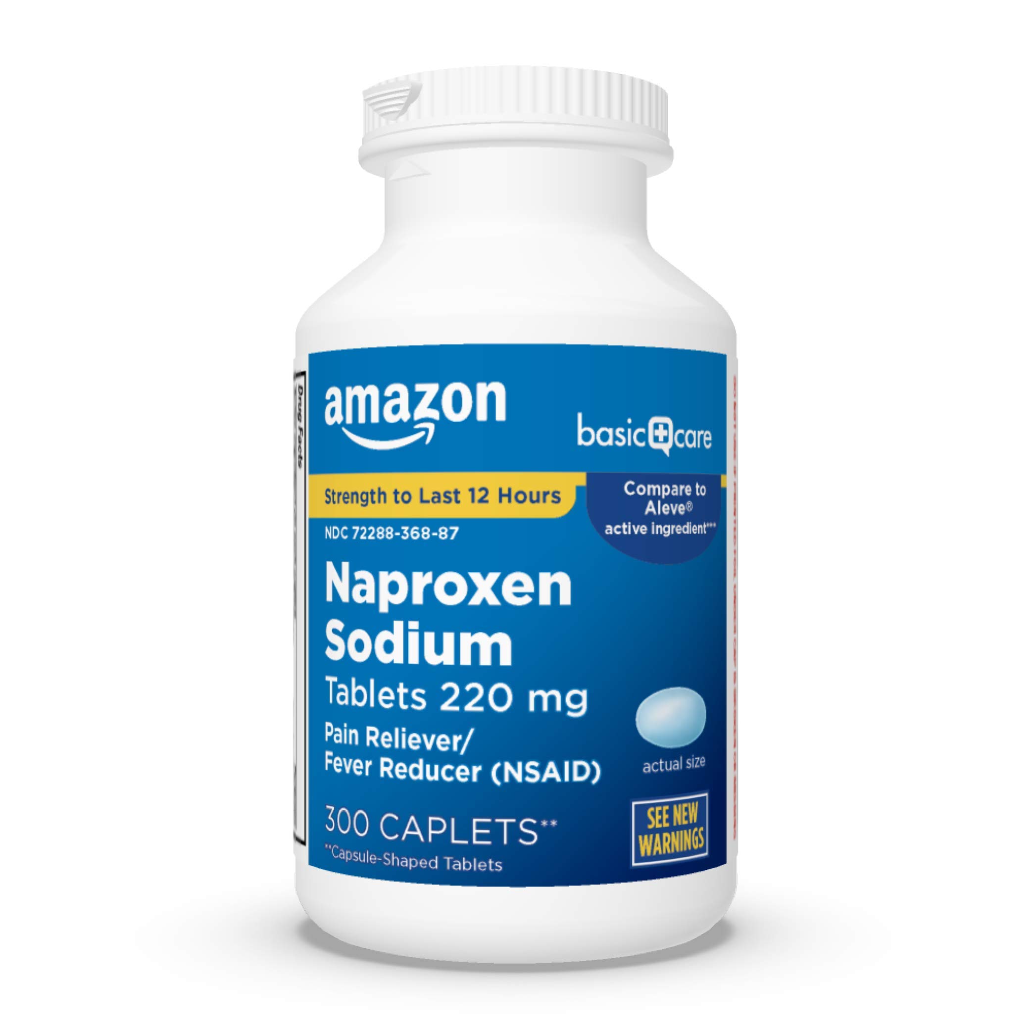 Amazon Basic Care Naproxen Sodium Tablets 220 mg