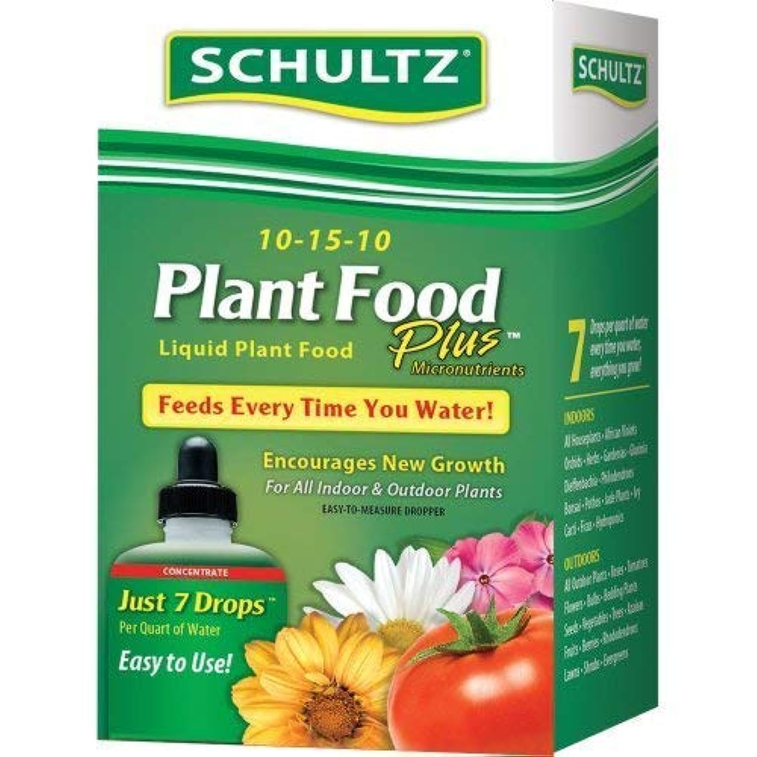Schultz All Purpose 10-15-10 Plant Food Plus, 8-Ounce