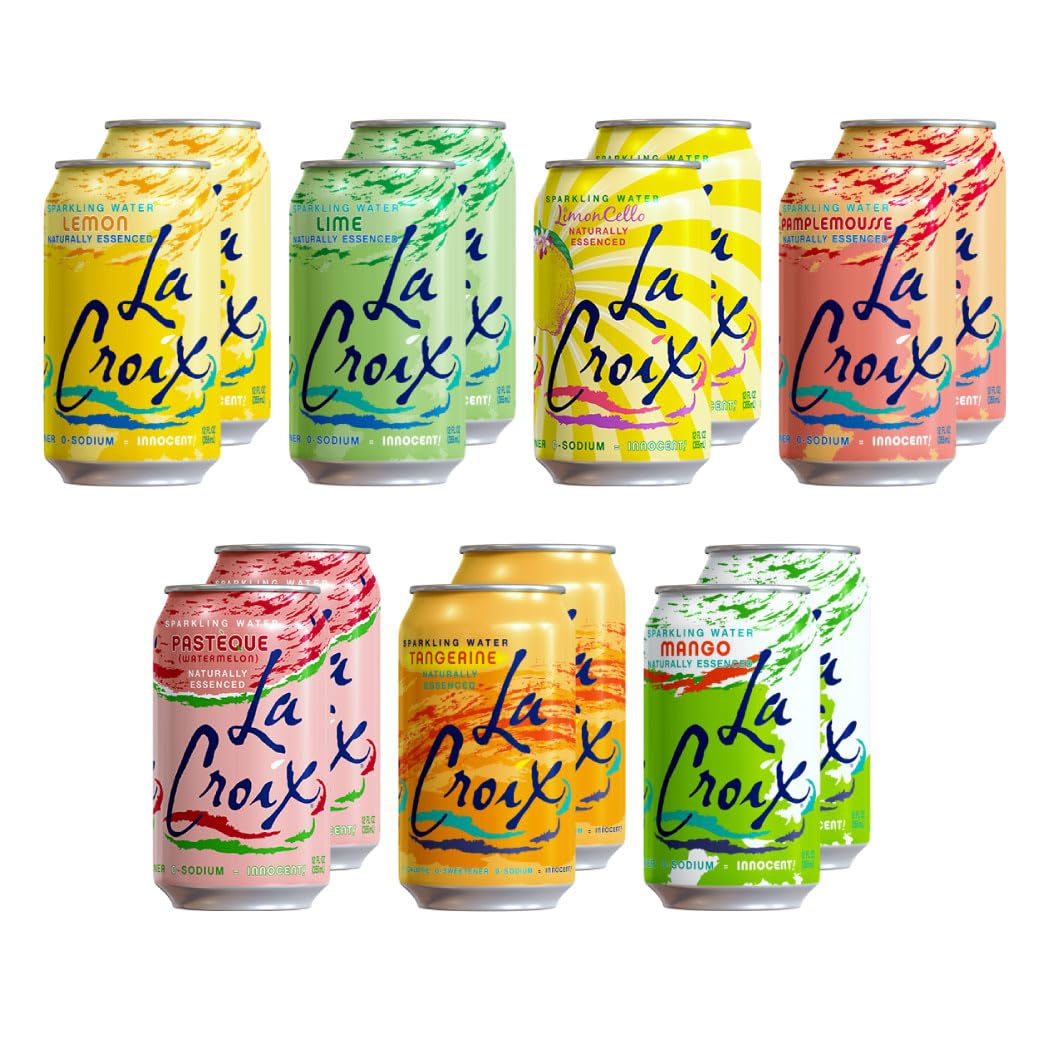 La Croix Sparkling Water - Sampler Pack 7 Flavors Variety Pack