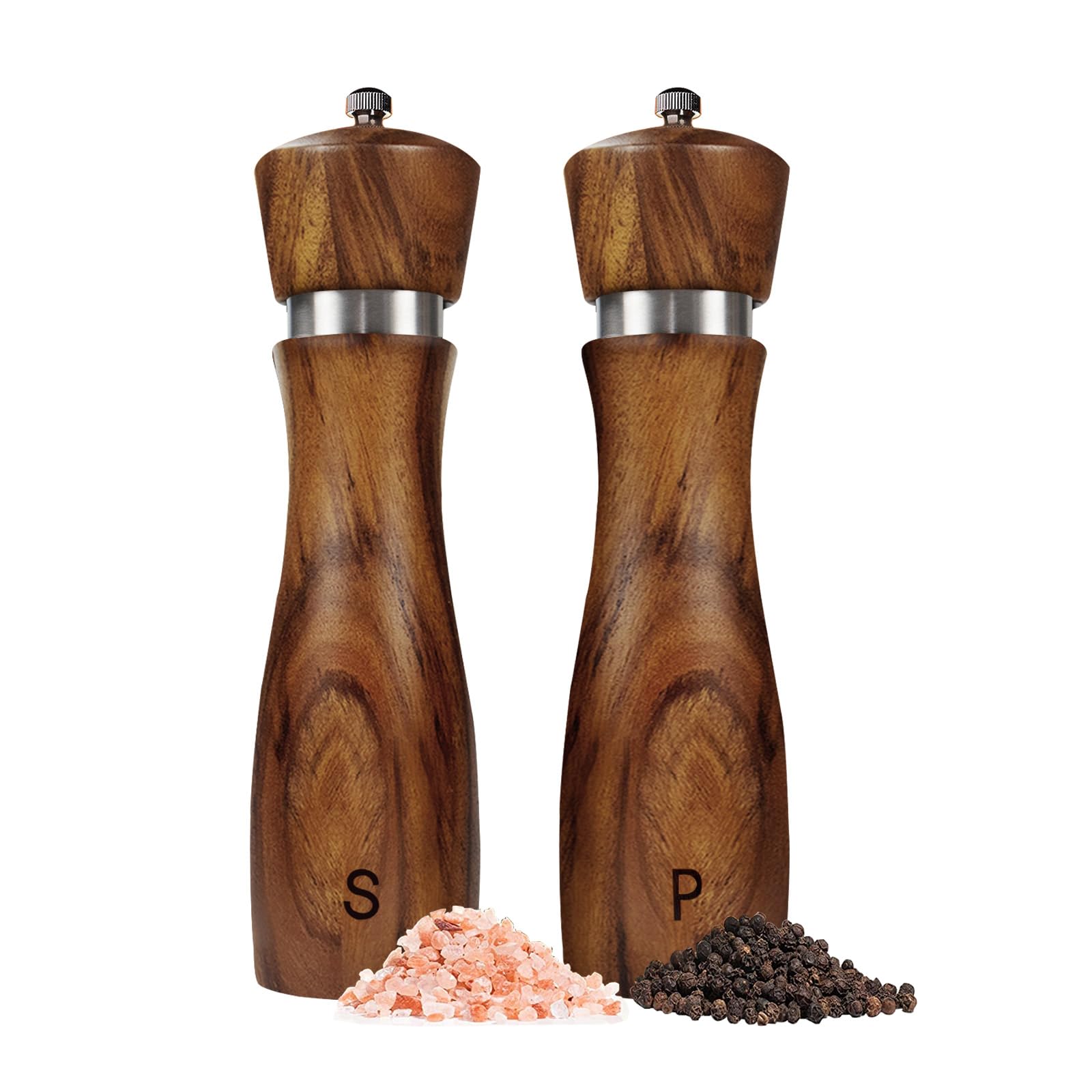 Haomacro Salt and Pepper Grinder Set