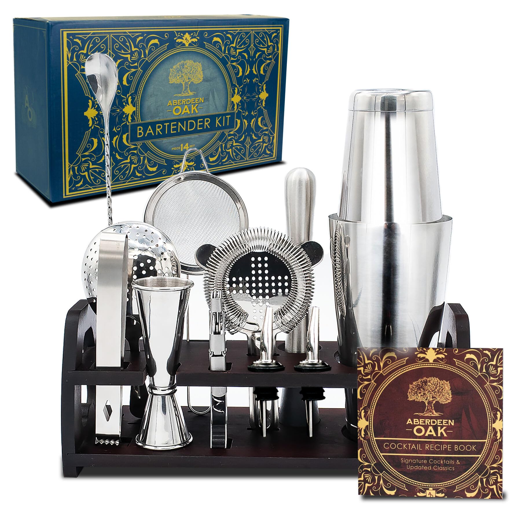 Aberdeen Oak Mixology Bartender Kit