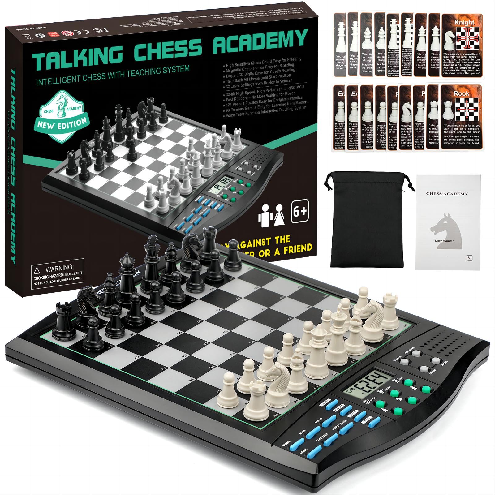 Talking Chess Academy Electronic Chess Set