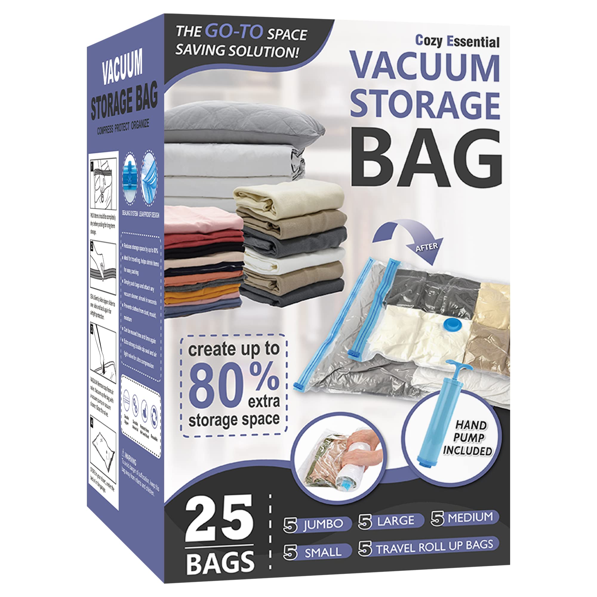 Cozy Essential Space Saver Bags