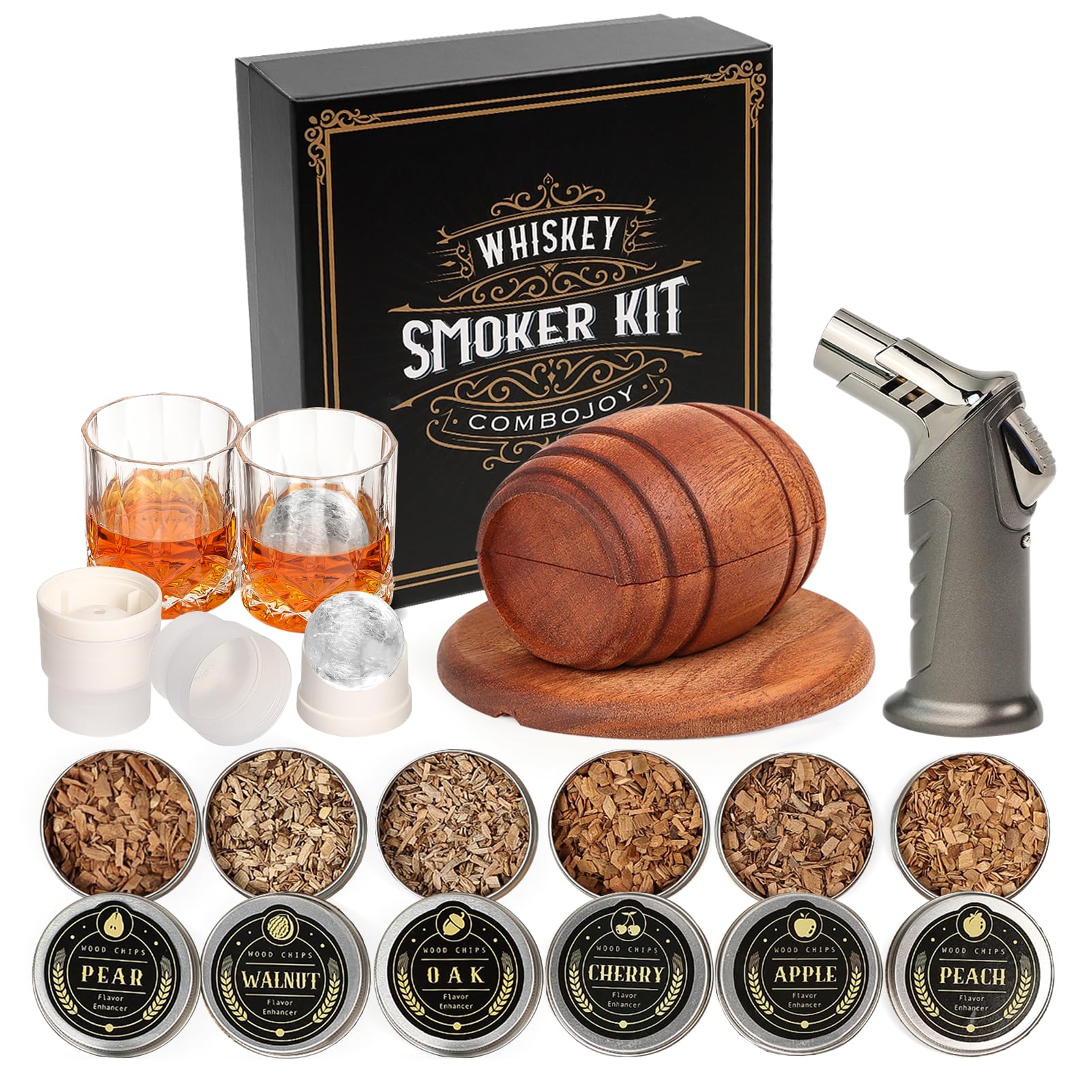 ComboJoy Whiskey Smoker Kit with Torch