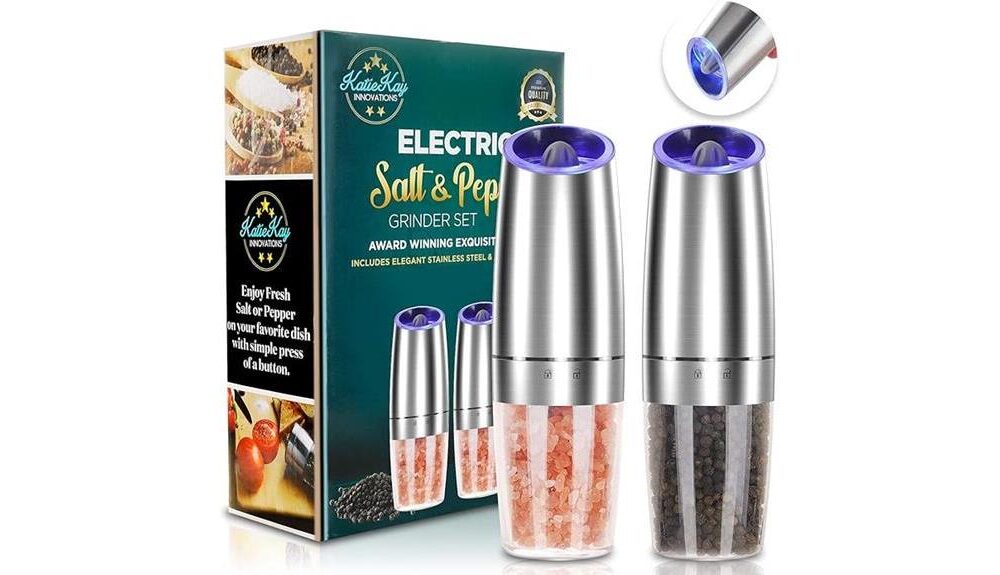 Electric Gravity Salt And Pepper Grinder Review Cappuccino Oracle