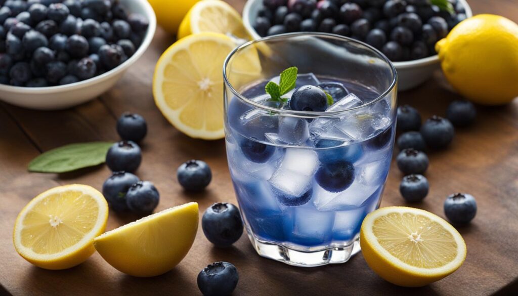 Iced Blueberry Lemonade
