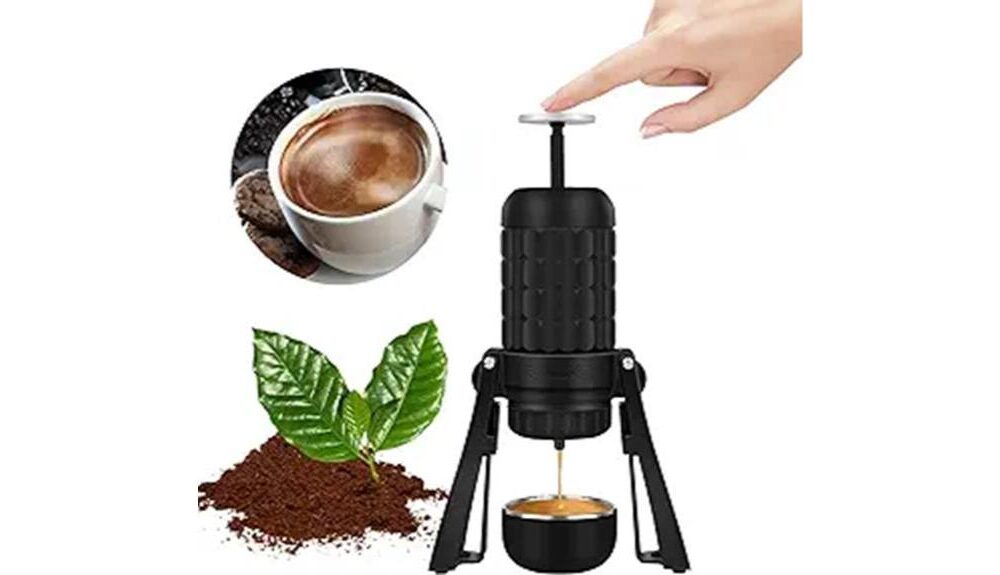 compact and versatile coffee maker
