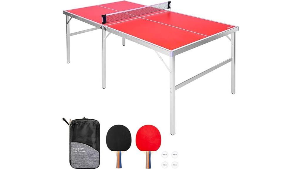 detailed review of gosports mid size table tennis game set