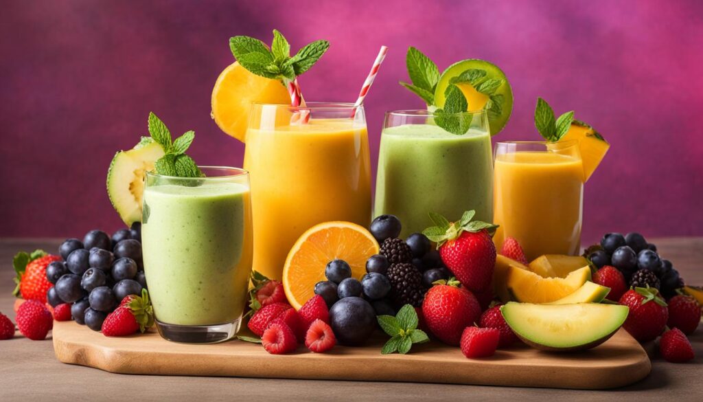 healthy tropical smoothies