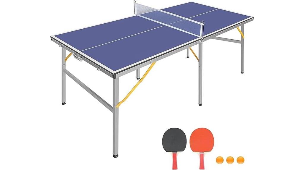 review of portable ping pong table