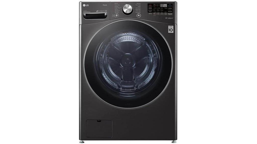 high capacity smart front load washer