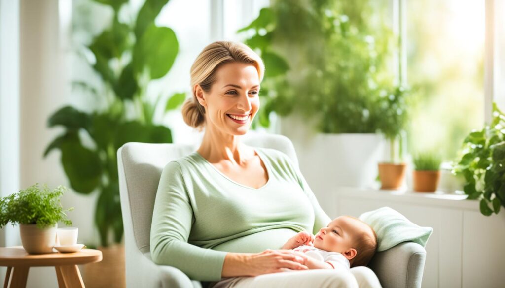 Green tea in breastfeeding routine