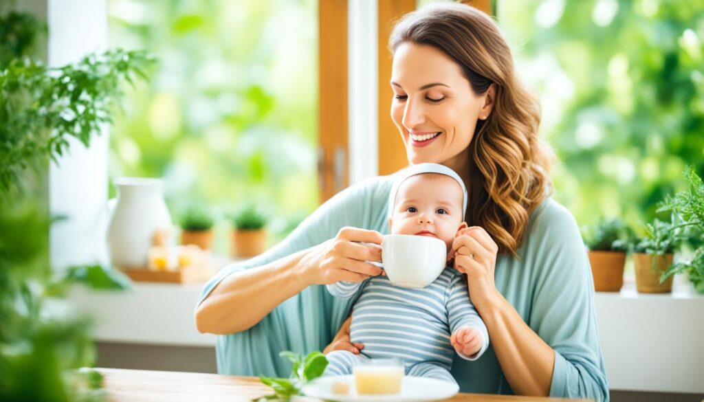 Safety of ginger tea during breastfeeding