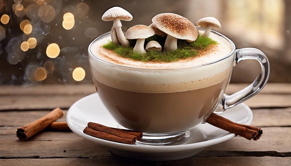 creamy mushroom cappuccino delight