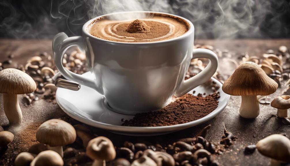 enhancing coffee with mushrooms