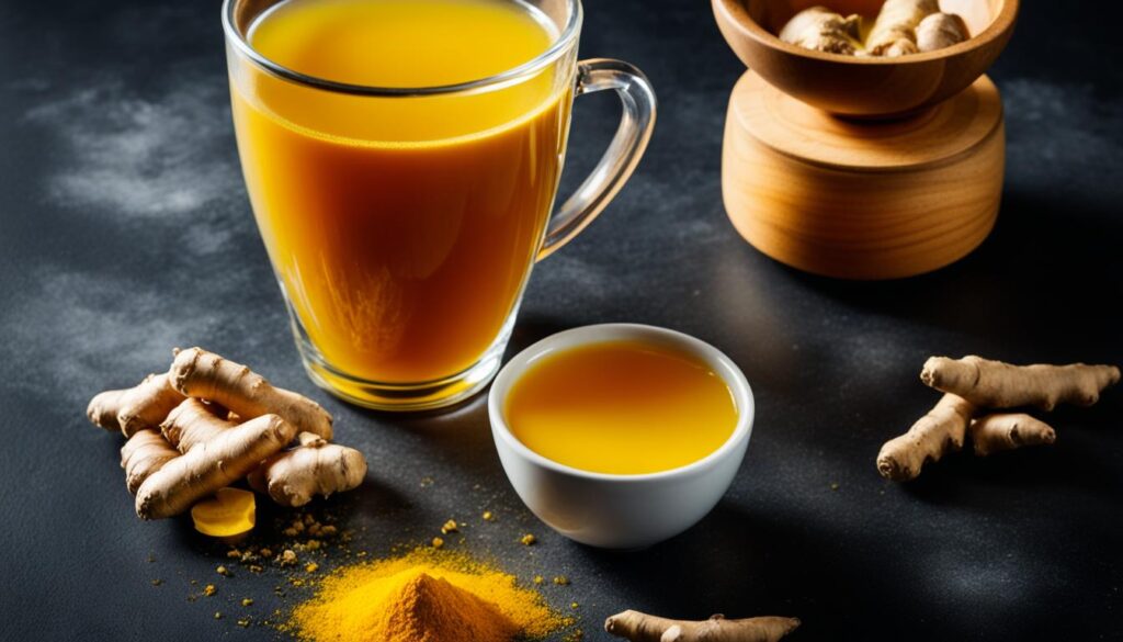 ginger and turmeric tea