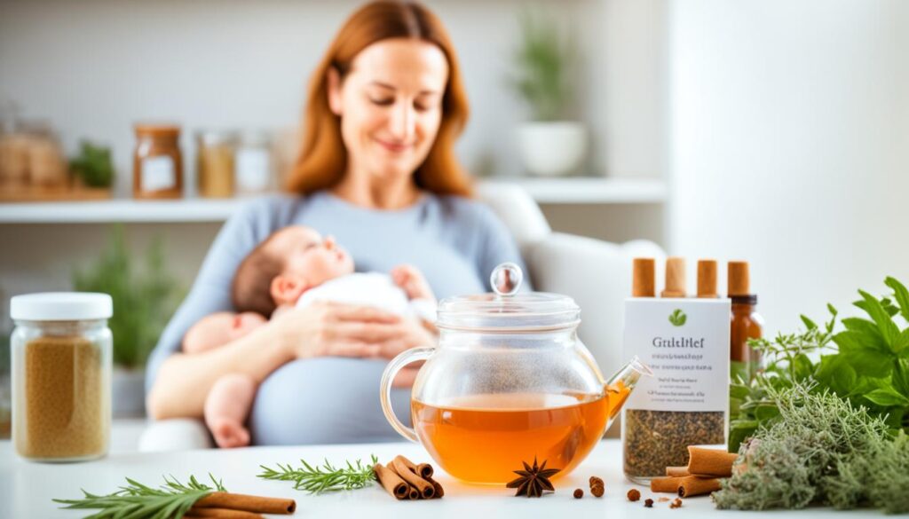 herbal teas while breastfeeding