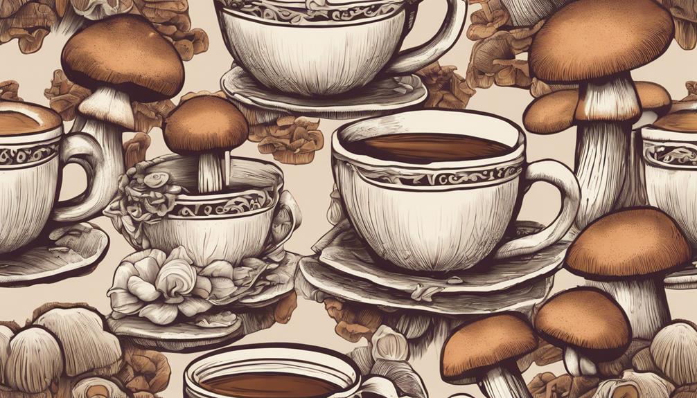mushroom coffee promotes digestion