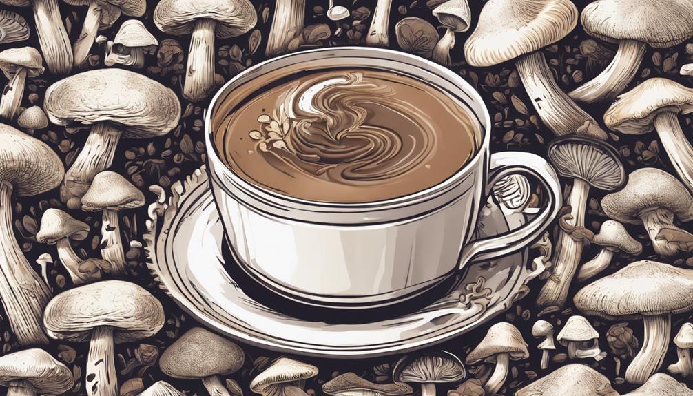 mushrooms and ryze coffee