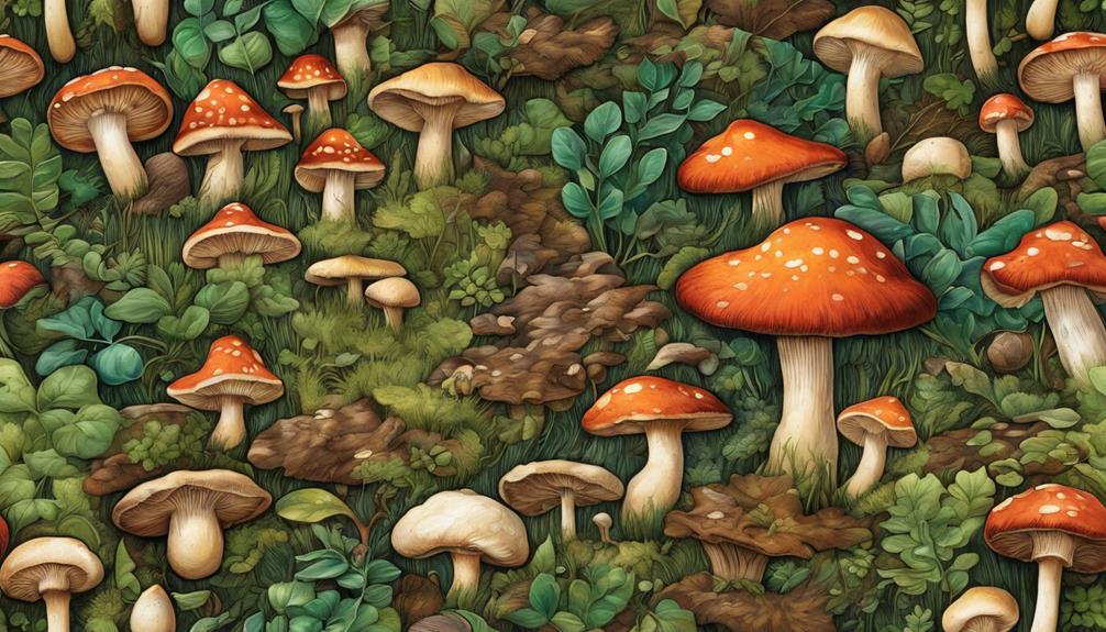 unique blend of mushrooms