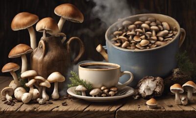 unique mushroom infused coffee blend