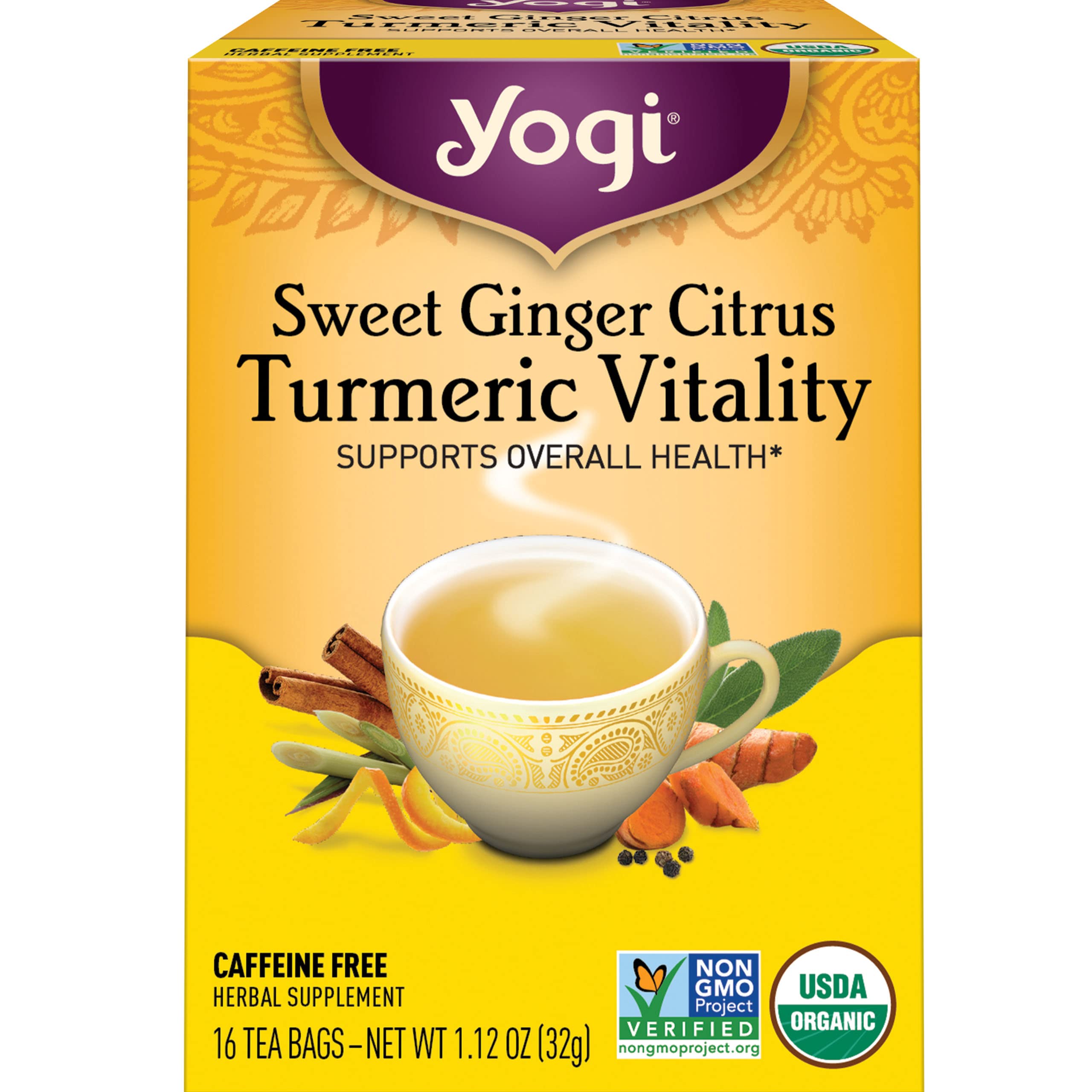 Yogi Tea - Sweet Ginger Citrus Turmeric Vitality