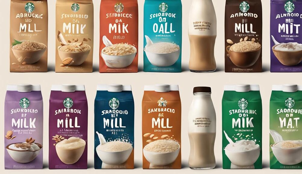 diverse non dairy milk options