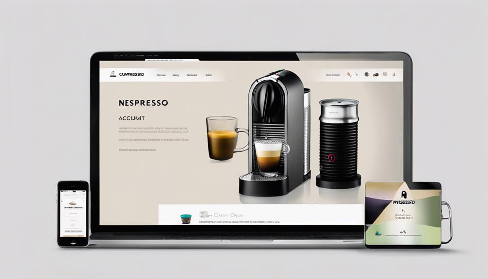 manage nespresso account details