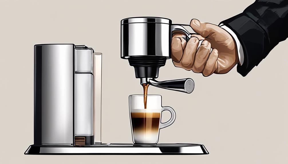 savoring espresso with style