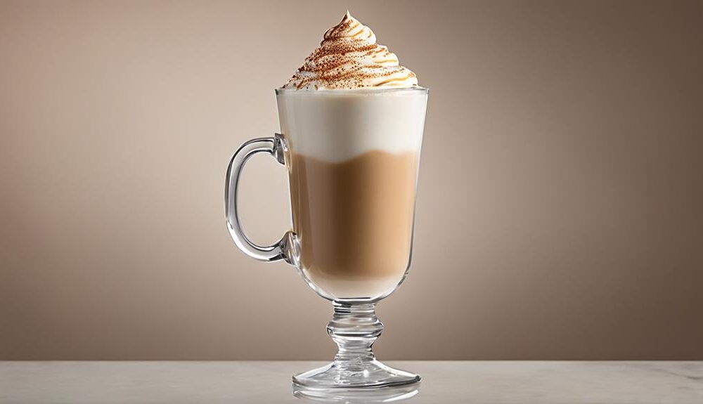 skinny vanilla latte drink