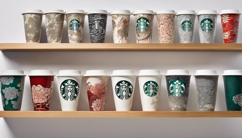 strategic starbucks cup collection