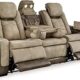 comfortable and durable reclining sofa
