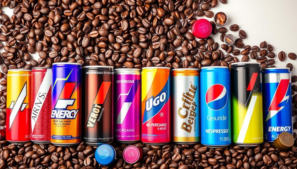 energy drinks caffeine levels