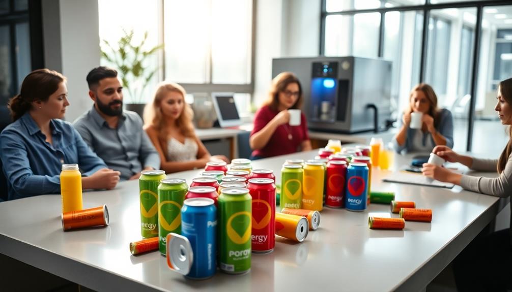 office energy drink surge