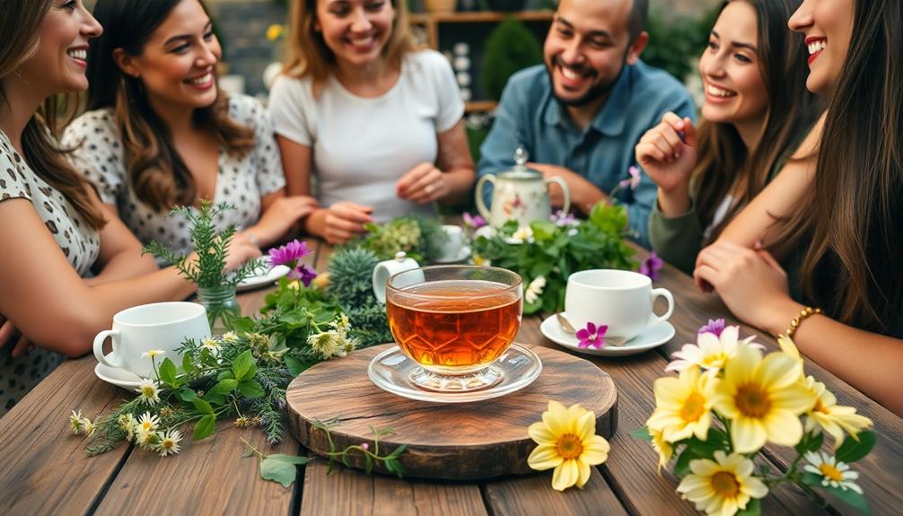 tea drinking promotes social benefits