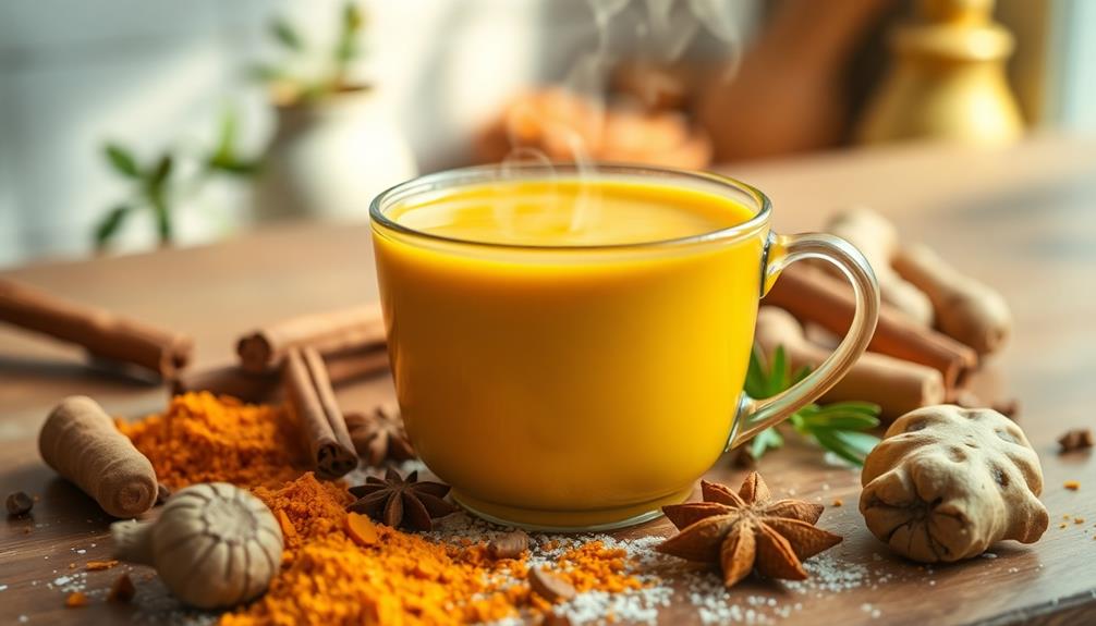 turmeric infused cozy beverage