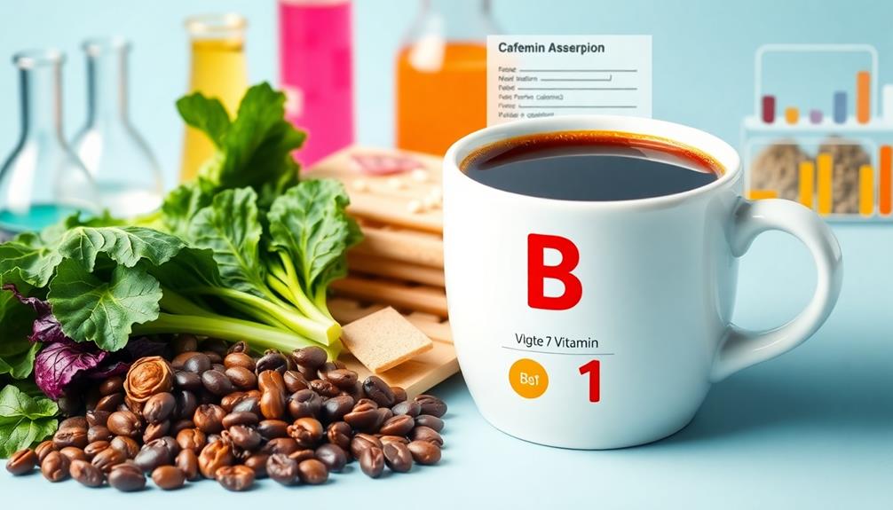 caffeine affects b vitamin levels